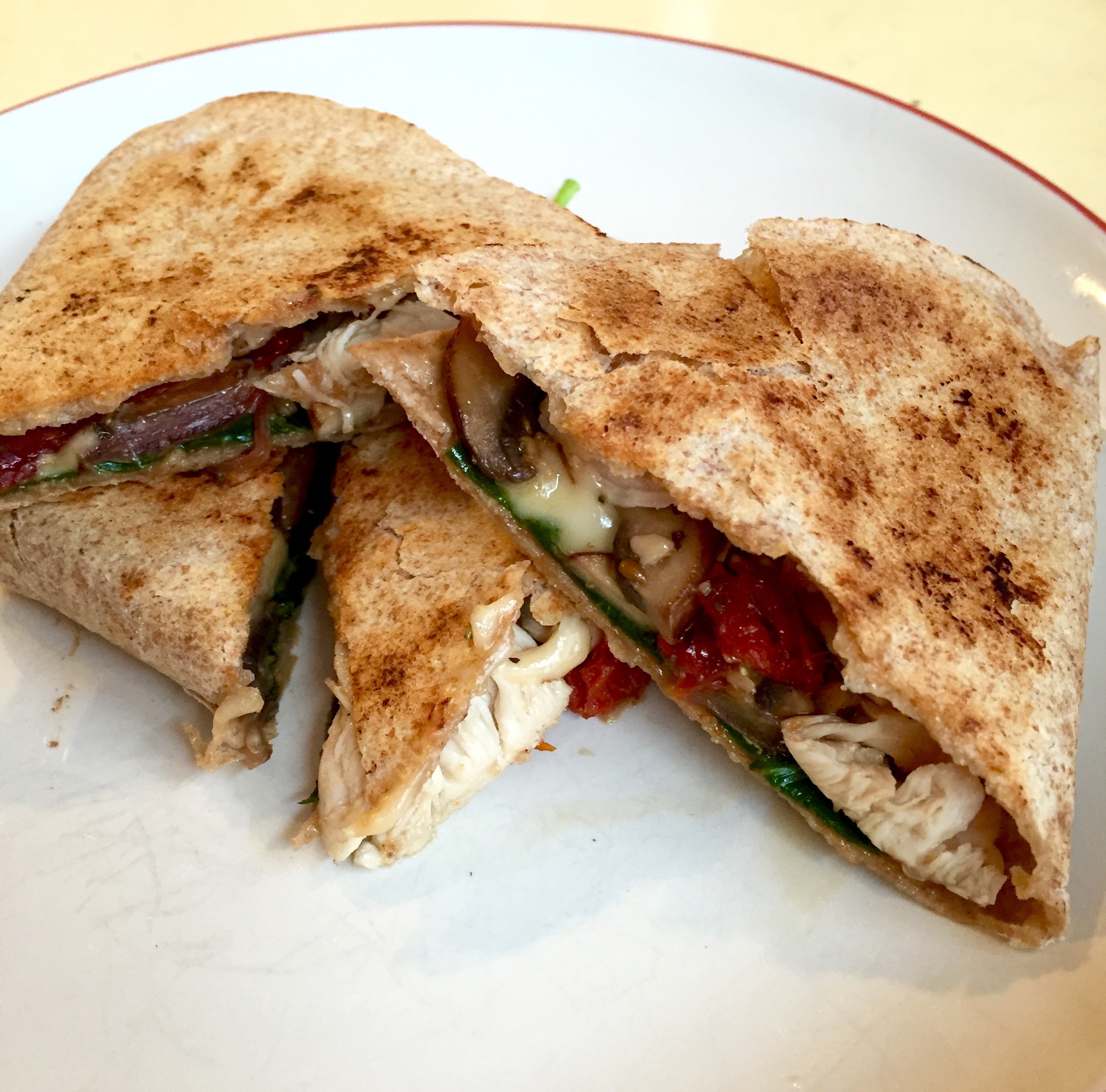 Balsamic Gouda Chicken Quesadilla