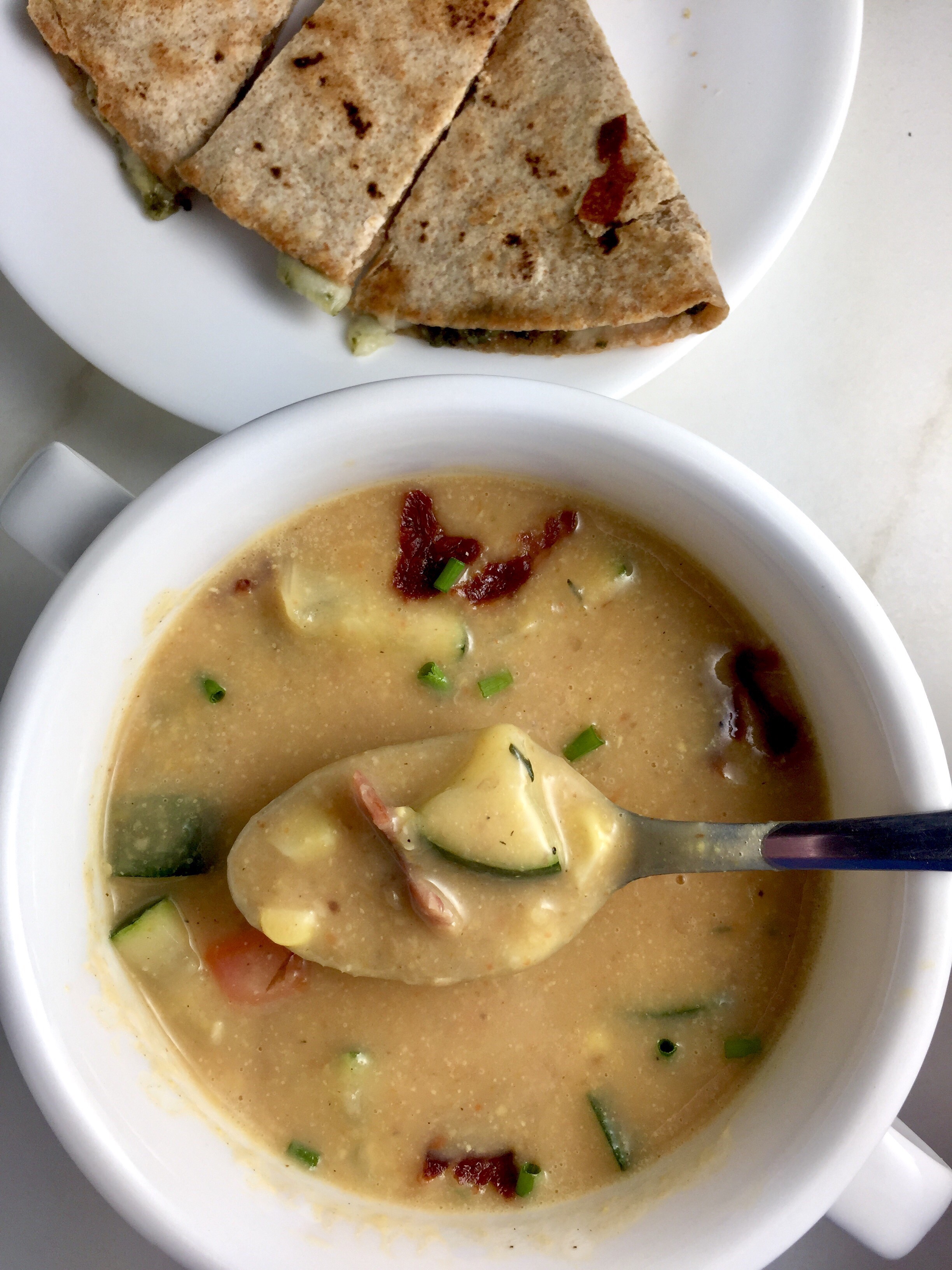 Light and Creamy Summer Corn Chowder MAK and Her Cheese