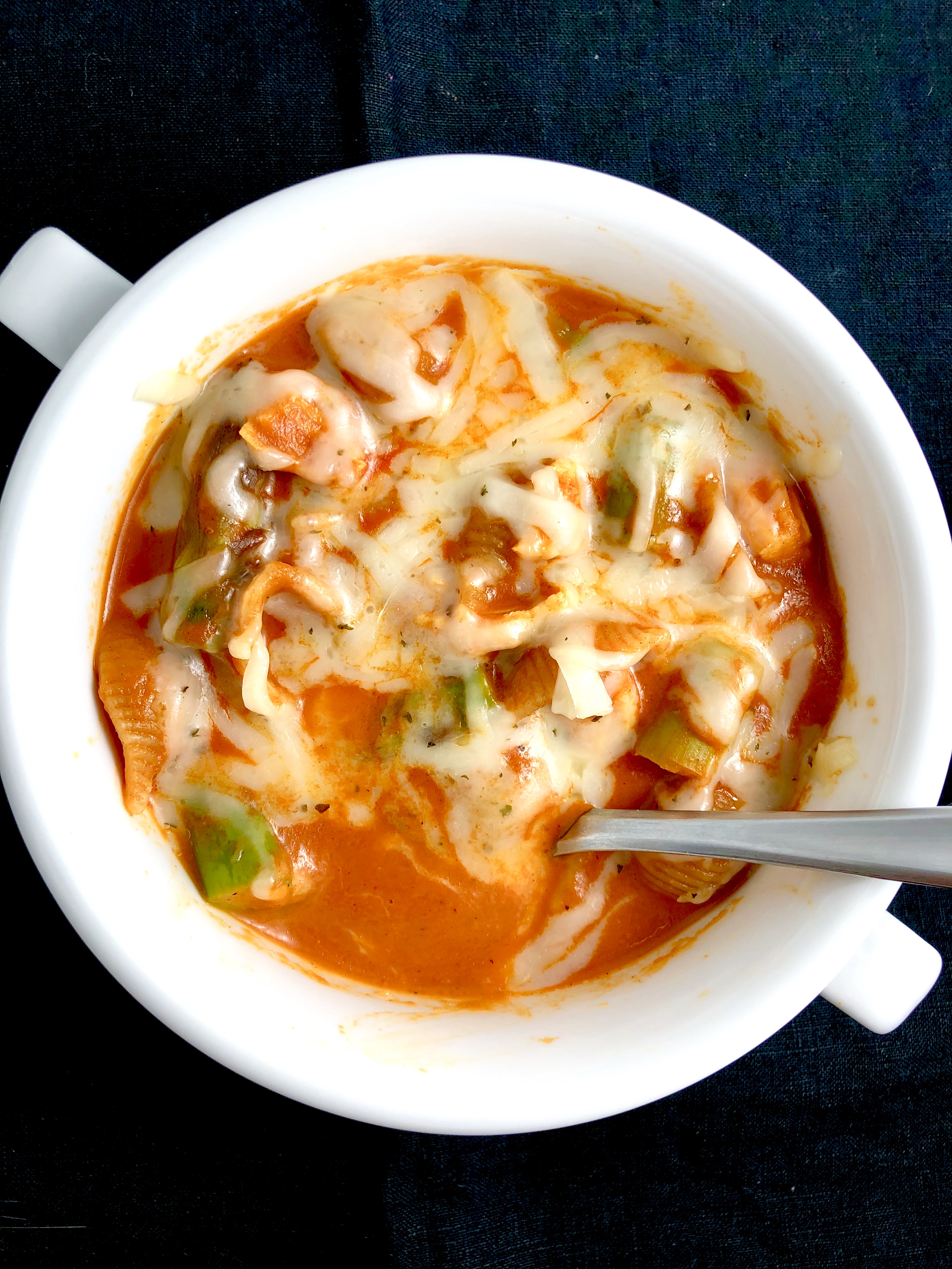 [Shortcut] Creamy Roasted Red Pepper Soup with Chicken and Shells | MAK ...