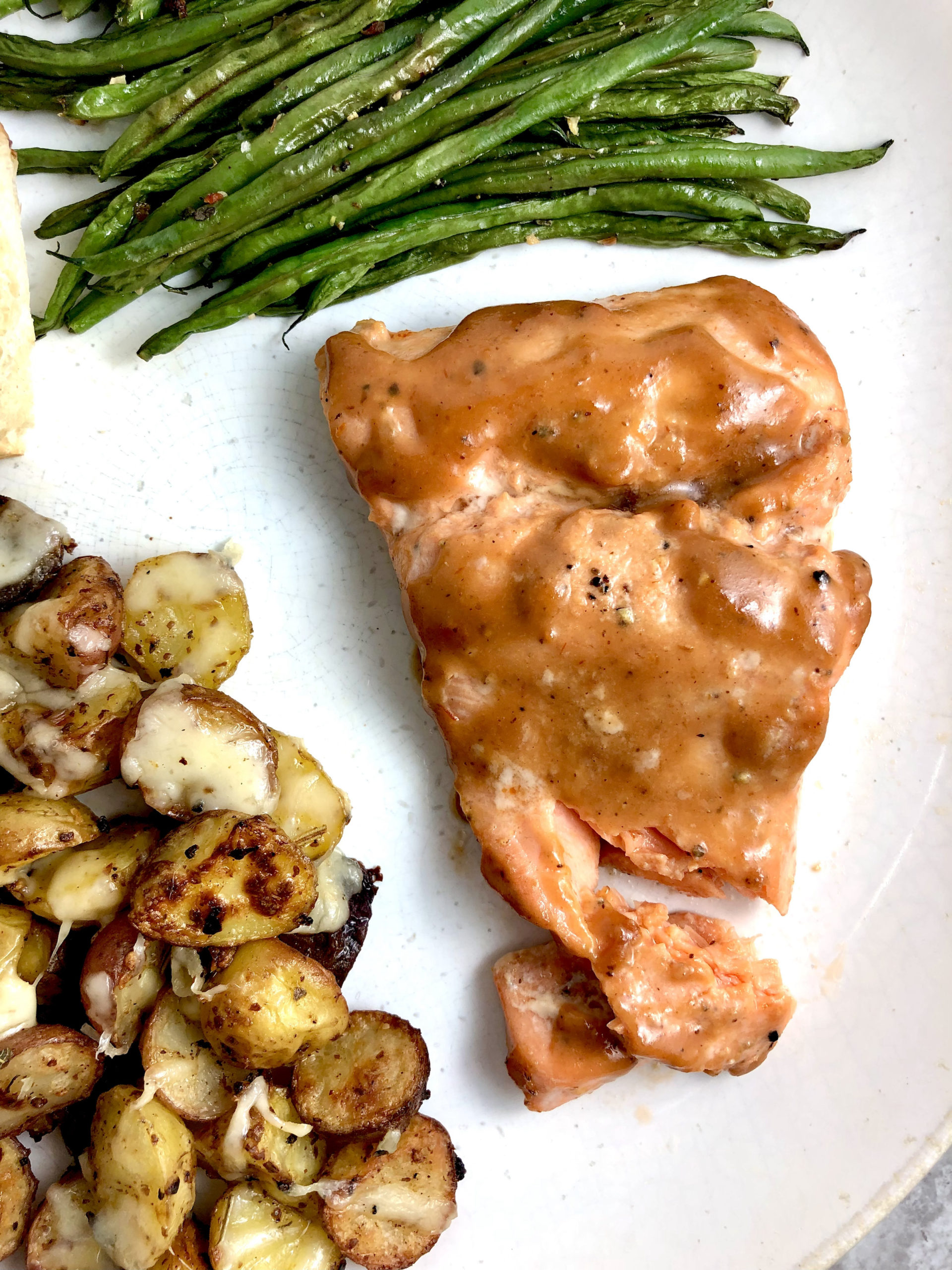 Maple Bourbon BBQ Glazed Salmon | MAK and Her Cheese